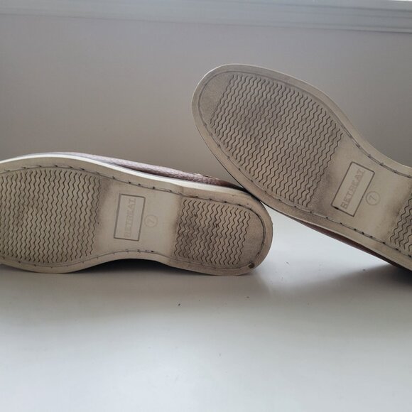 Retreat Leather Brown Loafer Shoes [Men's US 7] - Picture 2 of 8